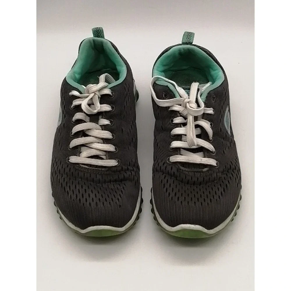 Skechers Sneakers Womens Skech-Air Gray 7.5 Running Shoe Memory Foam 12101